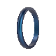 Elements Classic Halo Silicone Ring - Cobalt