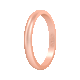 Elements Classic Halo Silicone Ring - Rose Gold