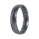 Elements Classic Thin Silicone Ring - Gunmetal