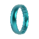 Elements Classic Thin Silicone Ring - Peacock Quartz