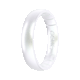 Elements Classic Thin Silicone Ring - Pearl