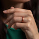 Elements Classic Thin Silicone Ring - Copper