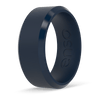 Bevel Silicone Ring - Navy Blue