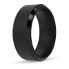 Bevel Silicone Ring - Obsidian