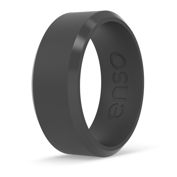 Bevel Silicone Ring - Slate