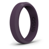 Bevel Thin Silicone Ring - Deep Purple