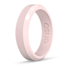 Bevel Thin Silicone Ring - Pink Sand