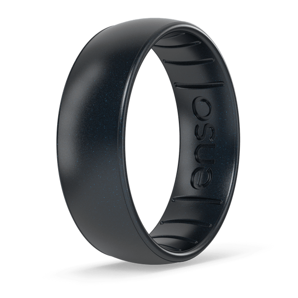 Elements Classic Silicone Ring - Black Pearl