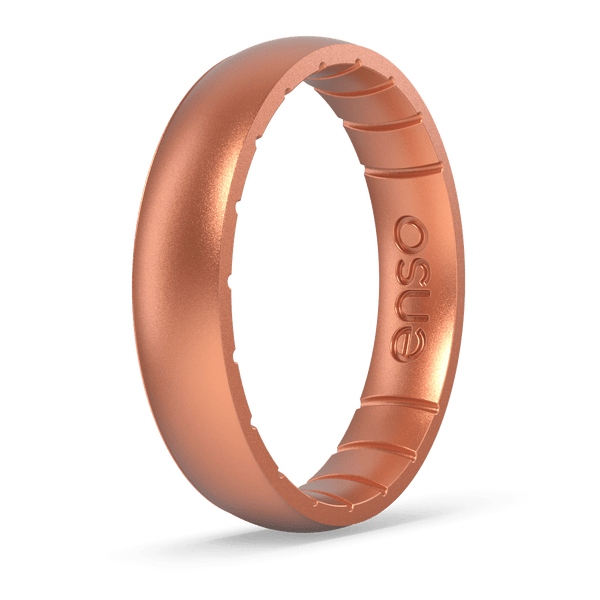 Elements Classic Thin Silicone Ring - Copper