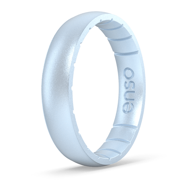 Elements Classic Thin Silicone Ring - Diamond