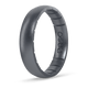 Elements Classic Thin Silicone Ring - Gunmetal