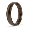 Elements Classic Thin Silicone Ring - Meteorite