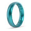 Elements Classic Thin Silicone Ring - Peacock Quartz