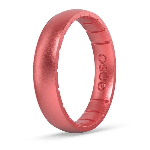 Elements Classic Thin Silicone Ring - Pink Diamond