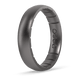 Elements Classic Thin Silicone Ring - Platinum