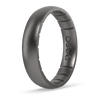 Elements Classic Thin Silicone Ring - Platinum