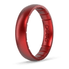 Elements Classic Thin Silicone Ring - Ruby