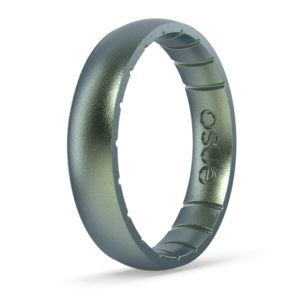 Elements Classic Thin Silicone Ring - Volcanic Ash