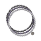 4mm Beaded Stretch Bracelet - Lavender Stack
