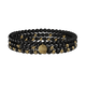 4mm Beaded Stretch Bracelet - Black Stack