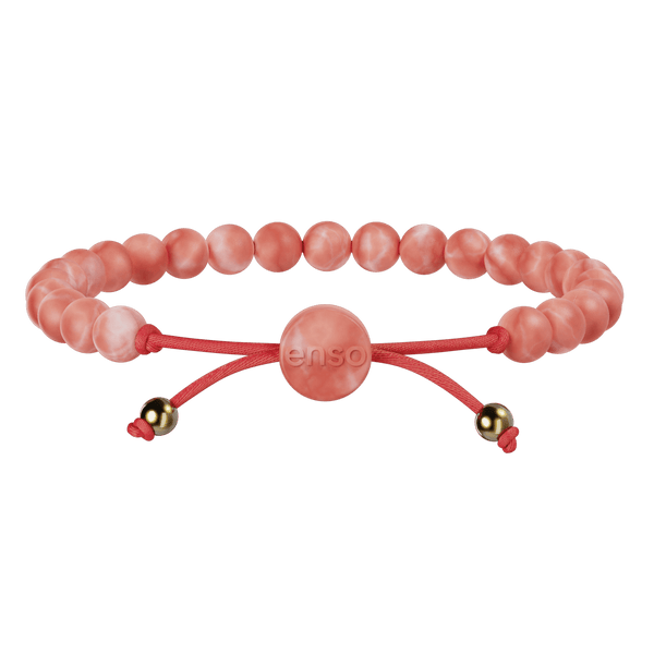 6mm Beaded Bracelet - Angel Skin Coral