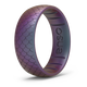 Etched Classic Silicone Ring - Mermaid Scale
