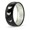 Etched Space Silicone Ring - Moonphases