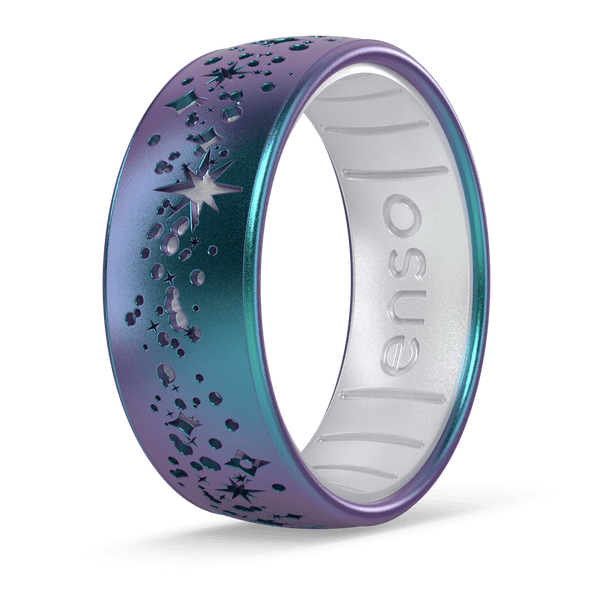 Etched Space Silicone Ring - Supernova