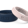 Engraved silicone rings
