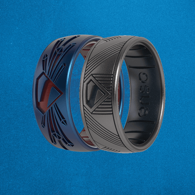 2-Ring Set -Superman Collection