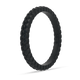 Weave Stackable Silicone Ring - Metallic Black